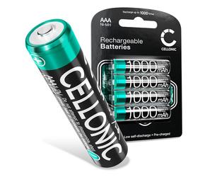 CELLONIC 4x Battery compatible with Doro PhoneEasy 100w, 110 | 1000mAh, 1.2V, NiMH