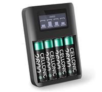 CELLONIC 4x Battery compatible with Fuji Instax Mini 12, 9, Instax Wide 300 | 2600mAh, 1.2V, NiMH for FujiFilm instax Mini 11, Fuji Instax Mini 8, FinePix S9500, S2980, S5700, HS20EXR, S4000, S8000fd