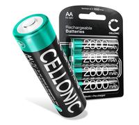 CELLONIC 4x Battery for WalkieTalkie compatible with Midland G9, XT70 - (2600mAh, 1.2V)