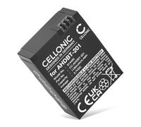 CELLONIC, Battery for Camera compatible with GoPro Hero 3, 3 Black, 3plus, 3 Silver, 3 White (3.7V, 1180mAh)