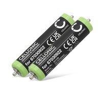 CELLONIC, Battery for Shaver compatible with Braun Series 1 190s-1, 3 300s, 3 310s, 67030922 (1.2V, 700mAh) 2 Pieces