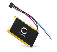 CELLONIC, battery sat nav compatible with Garmin Edge 130 Plus, Edge 130, 3LA037240 (150mAh, 3.7V) Replacement battery 361-00086-02