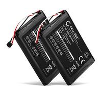 CELLONIC, battery sat nav compatible with Garmin Edge 810, Edge 800, Edge Touring (1000mAh, 3.7V) 2x Replacement battery 361-00035-00, KE37BE49D0DX3