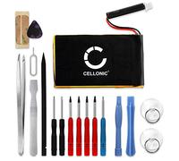 CELLONIC, battery sat nav compatible with Garmin nüvi 255, Edge 705, nüvi 1390T (1250mAh, 3.7V) + Tool-kit Replacement battery 361-00019-40 361-00019-11