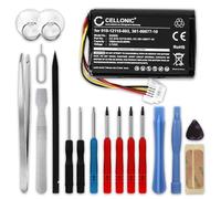 CELLONIC, battery sat nav compatible with Garmin Zumo 590LM, Zumo 595LM, Zumo 595 (1800mAh, 3.7V) + Tool-kit 17pcs Replacement battery 361-00077-10