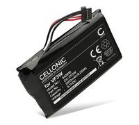 CELLONIC, battery sat nav compatible with TomTom Rider 550, Rider 500, Rider 400 (2500mAh, 3.7v) Replacement battery LHA11133000, LHA11138000, VF3W