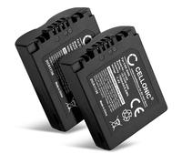 CELLONIC, Camera battery compatible with Panasonic Lumix DMC-FZ28, Lumix DMC-FZ50, Lumix DMC-FZ18 (750mAh, 7.4V) 2x