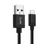 CELLONIC Camera USB Cable Replacement for Nikon Z5 Z5 II, Z6 Z6 II, Z7 Z7 II, Z fc, D6, D780 Charger 1m Lead Fast Charging Data Cable 3A File Transfer - Black