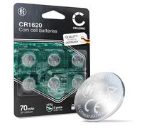 CELLONIC CR1620 Button Cell Batteries Lithium compatible with Car Key Fobs, Watches, Glucometers - x6-Pack