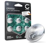 CELLONIC CR2032 Button Cell Batteries Lithium compatible with Car Key Fobs, Motherboards, Scales - x6-Pack