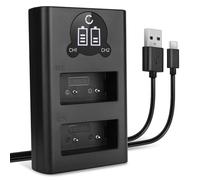 CELLONIC Dual Charger compatible with FujiFilm NP-W126S, Fuji NP-W126