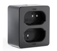 CELLONIC Dual Charger compatible with Leica BP-SCL6, Leica Q3 | 1m + USB Cable, (5V, 8.4W), Extended Runtime, for Leica BP-SCL6