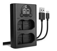 CELLONIC Smart & Fast EN-EL15 EN-EL15B Dual Charger compatible with MH-25 + USB Cable Charging Cable USB Power Supply