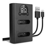 CELLONIC Dual Charger compatible with Olympus OM System TG-7, Olympus UC-90