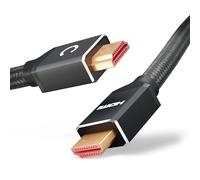 CELLONIC HDMI Cable 2.1 Ultra High Speed 4K 8K @60hz 4K @120hz 48Gbps eARC VRR QFT ALLM QMS DSC Male to Male 24k Gold Plated 2m Long HDMI Lead Compatible for PS4, PS5, Xbox, Switch, Soundbar, TV