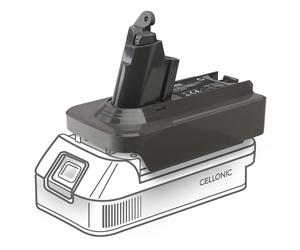 CELLONIC,Makita 18V to Dyson V6 Series Battery Adapter MT18V6 Converter (18V)