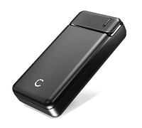 CELLONIC Power Bank 20000mAh - High Capacity 20W PD Portable Charger USB-C, Slim Design compatible with iPhone, iPad, Samsung, Smartphone, Tablet