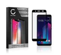 CELLONIC Screen protector glass compatible with HTC U11 Plus (3D Full Cover, 9H 0.33mm Full Glue) Tempered Glass Black Screen Protector Glass