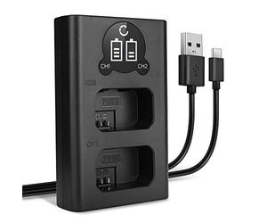 CELLONIC Smart & Fast NP-FW50 Dual Charger compatible with BC-VW1 USB Cable Charging Cable USB Power Supply