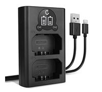 CELLONIC Smart & Fast NP-FZ100 Dual Charger compatible with BC-QZ1 Charging Cable USB Power Supply