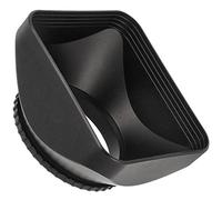 CELLONIC Universal DV Lens Hood for Ø 37mm compatible with Universal 37mm | Screw-in, Square,Plastic, Black, for Universal 37mm, for Panasonic Lumix G 42,5mm 1,7 Asph Power OIS