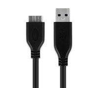 CELLONIC® USB Cable compatible with Fuji Fujifilm GFX 50S FujiFilm X-H1 X-T2 Panasonic HC-X1 HC-X1000 Lumix DC-G9 Sigma SD Quattro SD Quattro H Micro USB 3.0 charging Cable data transmission Cord Lead
