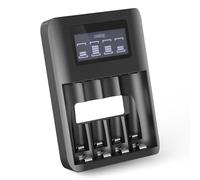 CELLONIC USB Rechargeable Smart Charger LCD Display 2x AA