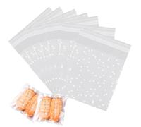 Cellophane Bags Pack of 100 (3.9×7.1 inches),Self Adhesive Small Plastic Packaging Bags with White Dot,Small Clear Bag for Cookies,Sweets,Gifts,Jewelry,Soap,and Candles,Wedding Favor Bag for Candies