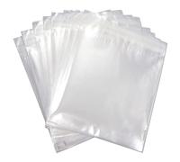 Cellophane Bags Self Seal 135mm x 130mm - 5" Square Clear Cello Display Sizes for Cards, Gifts (100 Bags)