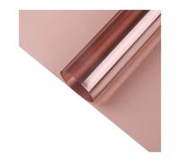 Cellophane Gift Wrapping Film, Iridescent Cellophane Wrapping Roll 20 Sheets Multicolor(Brown)