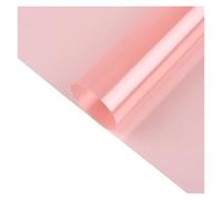 Cellophane Gift Wrapping Film, Iridescent Cellophane Wrapping Roll 20 Sheets Multicolor(Pink)