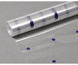 Cellophane Wrap Hamper Florist Film - 800mm Wide x 10m Long - 1 Roll - Purple Dot | Wrapping Paper & Gift Wrap for Bouquets, Baskets & Hampers - Supplied On a Roll With No Cardboard Core