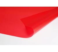 Cellophane Wrap Hamper Florist Film - 800mm x 2 Metres (Supplied in a Folded Sheet) - Red | Wrapping Paper & Gift Wrap for Bouquets, Baskets & Hampers