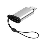 Cellphone Adapter With Lanyard Portable USB C To Micro USB Adapter USB Converter Connector Support Data Sync & Charging USB To Micro Adapter Usb C Female To Micro Usb Male Adapter Converter Connector