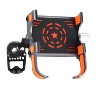 Cellphone Holder for Motorcycle,Handlebar Clamp Phone Mount - Adjustable Smartphone Cradle High-Speed Secure Lock Cycling Accessories for Electric Scooter Biking Riding