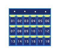 Cellphone Storage for Classroom、Over the Door Hanging Calculator Holder Organizer 36 Pockets ，Finely Crafted, Durable, and Suitable for Schools, Homes, and Factories(18)