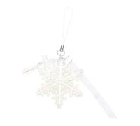 Cellphone Strap Christmas Theme Phone Chain Handmade Detachable Phones Lanyard Pendant Snowman Snowflake