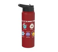 Cells of The Immune System Biology Science Student Scientist Stainless Steel Insulated Water Bottle