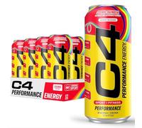 Cellucor C4 Energy Drink, Skittles, Carbonated Sugar Free Pre Workout Performance Drink with no Artificial Colors or Dyes, 16 Oz, Pack of 12