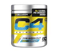 C4 Original Pre Workout Powder, Bubblegum, 60 Servings | Zero Sugar Pre Workout Energy Drink Powder with 150mg Caffeine, 1500mg Creatine Monohydrate, 1600mg Beta Alanine
