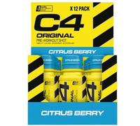 Cellucor C4 Original Pre-Workout Shot, Citrus Berry - 12 x 60 ml.