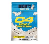 Cellucor C4 Whey Protein Powder, Hershey’s Cookies & Cream, 25g Protein, Low Sugar, Post-Workout Recovery, 13 Servings