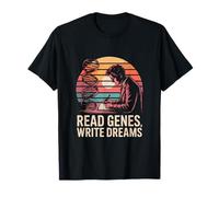 Cellular Biology DNA Sunset Science Coding T-Shirt
