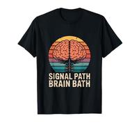Cellular Biology Neural Network Retro Science Illustration T-Shirt