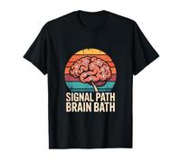 Cellular Biology Neural Network Retro Science Illustration T-Shirt