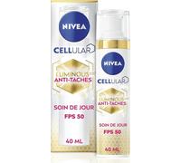Cellular Luminous 630 Day Care SPF 50 Anti-Stain (1 x 40 ml), Face Care Enriched with Hyaluronic Acid & Vitamin E, Women's Complexion Perfecting