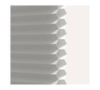 Cellular Shades No Drill UV Protection Thermal Insulated Day and Night Honeycomb Blinds Anti-UV Light Filtering Venetian Blind for Bathroom Bedroom(Gray,0.9X1.4M)