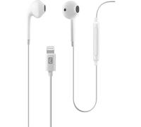 cellularline - EAGLE - Capsule earphones with wire and microphone - Lightining connector - White