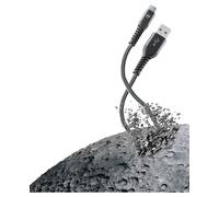 Cellularline Extreme Cable - Type-C USB Cable Ultra Resistant Gray/Black