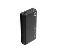 Cellularline Power Bank Essence 20000mAh USB/ Type C External Battery 12W. Black